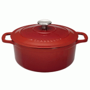 CHASSEUR Cocotte Ronde En Fonte émaillée 26 Cm Rubis Sublime puc472658 - rouge 3244334726589 CHASSEUR Cocotte Ronde En Fonte émaillée 26 Cm Rubis Sublime puc472658 - rouge 3244334726589