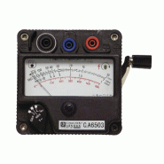 CHAUVIN ARNOUX - CA 6503 - Contrôleur d'isolement - Tensions d'essais 250V/500V/1000V - Autonome à magnéto