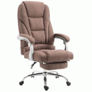 CLP Fauteuil de bureau Pacific en tissu Marron - marron textile 192451903 CLP Fauteuil de bureau Pacific en tissu Marron - marron textile 192451903