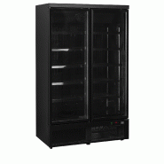 Congélateur vertical vitré Atom Maxi F2DBB (1006 / 702L) Noir TEFCOLD
