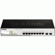 D-Link DGS-1210-10P 10-Port Layer2 PoE Gigabit Smart Managed - noir DGS-1210-10P/E