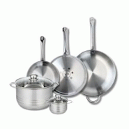 Ensemble de 3 Poêles de cuisson 24, 28 et 32 cm et 2 faitouts 12 et 24 cm Elo Profi Brillant - gris 3176239988536 Ensemble de 3 Poêles de cuisson 24, 28 et 32 cm et 2 faitouts 12 et 24 cm Elo Profi Brillant - gris 3176239988536