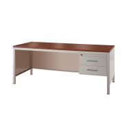 F120 - bureau droit - fazzini - longueur: 80cm