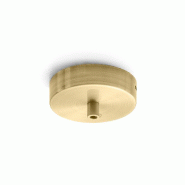 Gea Luce Rosace Ronde En Métal Alice En Laiton Ip20 Pour Suspensions - Pied De Plafond Moderne, Connexion Centrale, Installation Facile - doré ALICE