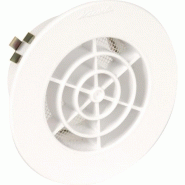 Grille de ventilation avec moustiquaire type gatm ø 140 mm blanc