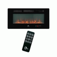 Insert Cheminée Electrique Valtaia Plat Sannover 2000 W / 102 cm - noir acier 3760401213061