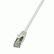 LogiLink Professional Câble Patch, Cat. 5e, F/UTP, 20 m, gris, gaine en - gris 4052792025088