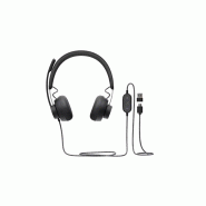 Logitech 981-000875 casque Avec fil Arceau Appels/Musique USB Type-C Graphite
