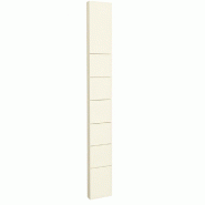 Montant Totem 6 rainures 10x30x245 cm - blanc kaolin ST2