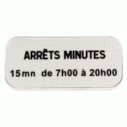Panonceau précisions d'interdiction M6f1 Panonceau précisions d'interdiction M6f1