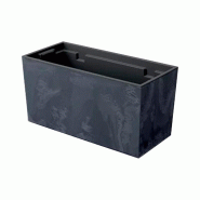 Prosperplast - Jardinière de balcon URBI CASE BETON EFFECT - 39,5x18,5x19,5 cm, anthracite - gris plastique ZA4102