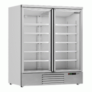 Réfrigérateur 2 portes en verre professionnel BLanc Combisteel - 7455.2200 - blanc 7455.2200