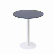 RestooTab - Table Rome blanc Ø70cm bleu fes fenix - bleu Bois manufacturé TB-ROM1-R70M-BL.FES