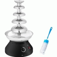 Royal Catering - Royal Catering Fontaine À Chocolat Fondue Au Fromage RCCF-210 (250 W, 5 Étages, 30-110 °C, 4 L Capacité, 10-12 h Cycle de - 42509 Royal Catering - Royal Catering Fontaine À Chocolat Fondue Au Fromage RCCF-210 (250 W, 5 Étages, 30-110 °C, 4 L Capacité, 10-12 h Cycle de - 42509