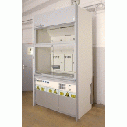 Sorbonne de laboratoire équipée d'un ventilateur additionnel - Waldner Secuflow certifiées EN 14 175