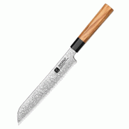 XinZuo - Couteau à pain Damas - Série PM8O Zhen - multicolore PM8O-MB