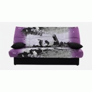 Banquette clic-clac - 3 places – Coton Parcours Mauve– 190 x 92 x 96 cm – DREAM CONFORTEAM - 3666749754351 Banquette clic-clac - 3 places – Coton Parcours Mauve– 190 x 92 x 96 cm – DREAM CONFORTEAM - 3666749754351