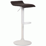 CLP Tabouret de bar Dyn V2 tissu avec pied en métal Gris foncé/Blanc - gris textile 318950 CLP Tabouret de bar Dyn V2 tissu avec pied en métal Gris foncé/Blanc - gris textile 318950