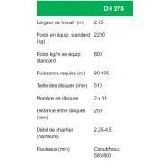 Dh 275 - Déchaumeur à disque - Pel Tuote - Largeur 2,75m - Châssis robuste en acier RHS_1