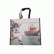 Evenplast Sac Polypropylène Tissé Thème Impresssion Vintage Poisson 40 x 20 x 35 //100 sacs - 262449 - multicolore plastique polypropylène 262449 Evenplast Sac Polypropylène Tissé Thème Impresssion Vintage Poisson 40 x 20 x 35 //100 sacs - 262449 - multicolore plastique polypropylène 262449