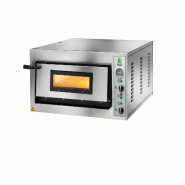 Four à pizza électrique professionnel FIMAR. Modèle manuel FME4. 1 chambre de cuisson avec plan réfractaire. Capacité 4 pizzas - 831