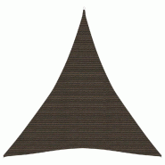 Helloshop26 - Voile toile d'ombrage parasol 160 g/m² PEHD 3 x 4 x 4 m marron 02_0009157 - marron 3000489882729