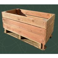 Jardinière bois 120x60x74cm (385L)