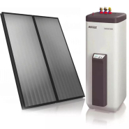 Kit chauffe-eau solaire autovidangeable (ballon + capteurs + accessoires) - ROTEX