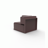 Module d'angle droit THE FACTORY - grenat