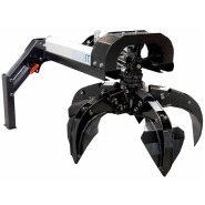 Grappin spécial chariot élévateur - Capacité 130 L - Charge maxi. 0,6T - GRABIT II