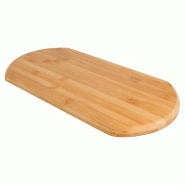 Planche ovale bambou 21x40x1,5cm - par 1
