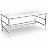 Table de découpe blanche Table de découpe blanche avec espace 1500x1050x850 mm. Horemaq - 072652