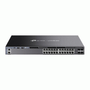 TP-LINK Omada SG6428X V1 - Switch - L3 - géré - 24 x 10/100/1000 + 4 x 10 GB Ethernet SFP+ (Uplink / Stacking) - SG6428X TP-LINK Omada SG6428X V1 - Switch - L3 - géré - 24 x 10/100/1000 + 4 x 10 GB Ethernet SFP+ (Uplink / Stacking) - SG6428X