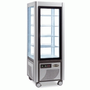 VITRINE RÉFRIGÉRÉE POSTIVE 400L ROTATIVE - SCAIOLA PROFESSIONNEL VITRINE RÉFRIGÉRÉE POSTIVE 400L ROTATIVE - SCAIOLA PROFESSIONNEL