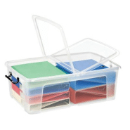 Bac de rangement multi-usages Strata by CEP 50L transparent Bac de rangement multi-usages Strata by CEP 50L transparent
