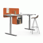 Bureau individuel avec réglage en hauteur électrique et commande de mémorisation Bureau individuel avec réglage en hauteur électrique et commande de mémorisation