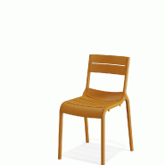 Calor - Chaise empilable en polypropylène jaune