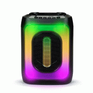 Enceinte Nomad sur Batterie rechargeable PARTY PARTYBTHPS2 avec Bluetooth 5.0 / USB SD, Effet Lumineux à  LED - 30W - Bass Boost - 3666638040848