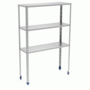 FRICOSMOS Rayonnage modulaire en acier inoxydable. 3 étagères. 1200X600X1750 - ETFRI001-1200600