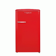 FrigeluX Réfrigérateur armoire, 218 L net, classe énergétique D, design RETRO, rouge RF218RRD - rouge 3541362504159
