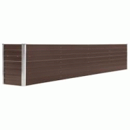 Helloshop26 - Jardinière lit surélevé plantes fleurs jardin acier galvanisé 320 x 40 x 45 cm marron 02_0001109 - 3000074681539 Helloshop26 - Jardinière lit surélevé plantes fleurs jardin acier galvanisé 320 x 40 x 45 cm marron 02_0001109 - 3000074681539