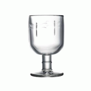La Rochère - Lot de 6 verres à vin LIBELLULES - Verre épais, transparent, fabrication française La Rochère - Lot de 6 verres à vin LIBELLULES - Verre épais, transparent, fabrication française