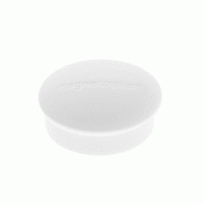 Magnetoplan Boîte de 10 aimants ronds Discofix mini, coloris blanc - blanc 1664600