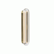 Nordlux Applique murale Cavara  PMMA Laiton ,  H. 35 - IP44 - LEDModule /   Intérieur - gris plastique 5704924025952
