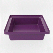 PLAST'UP ROTOMOULAGE Bac de rangement empilable 30l - VIOLET - violet plastique 0750122558582