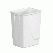 Poubelle Atlax Flip sans couvercle blanche