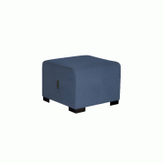 Pouf 1 place bleu denim Pouf 1 place bleu denim