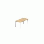 Table de bureau rectangulaire en mélamine - 1 800 034