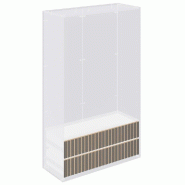 Tiroir Vertigo T03 MDF naturel et anthracite H20cm pour caisson 120cm - par 2