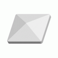 Chapeau pyramide pour pilier pvc de portail - 200031